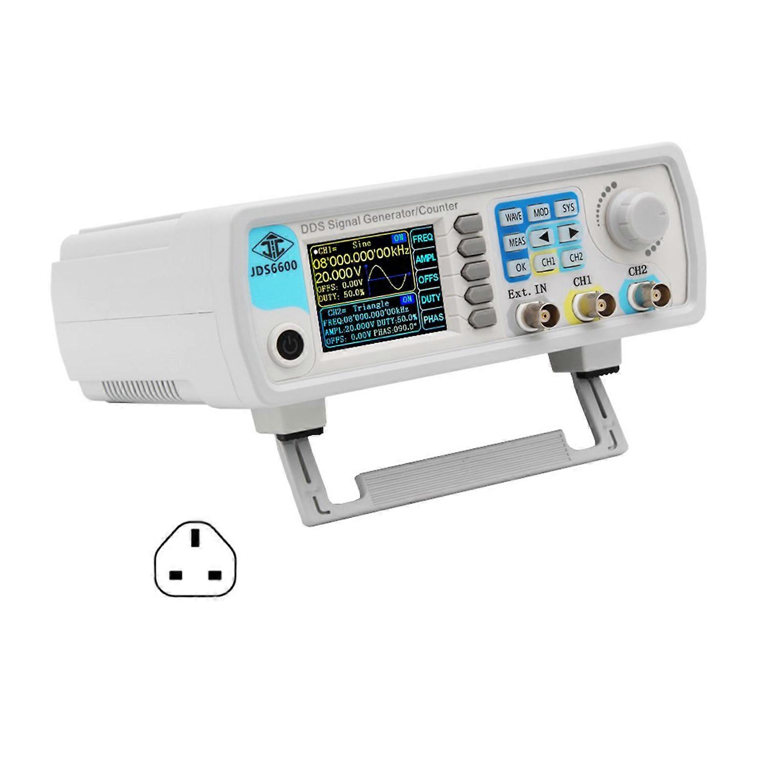 High Precision DDS Signal Generator Counter 15MHz/60MHz Double Channel Arbitrary Waveform Function Generator Durable