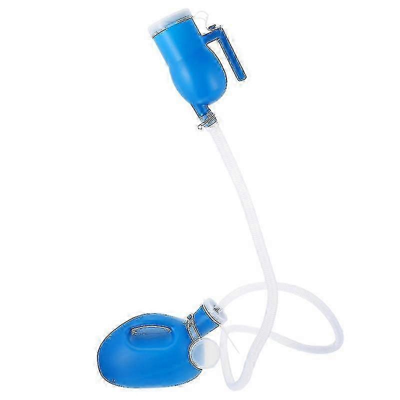 1pc Home Chamber Pot Portable Urine Bucket 2000ml Urinal Collector With Tube