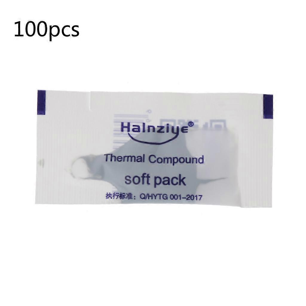 100Pcs Thermal Grease Paste Compound Silicon CPU Heat Sink Processor Cooling Paste Silicone Thermal Grease