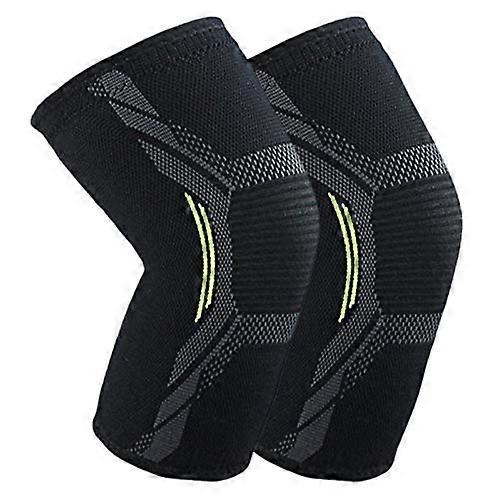 Breathable High Elastic Knee Pads for Football and Volleyball, XL Size Knee Support, Comfortable Compression Fit