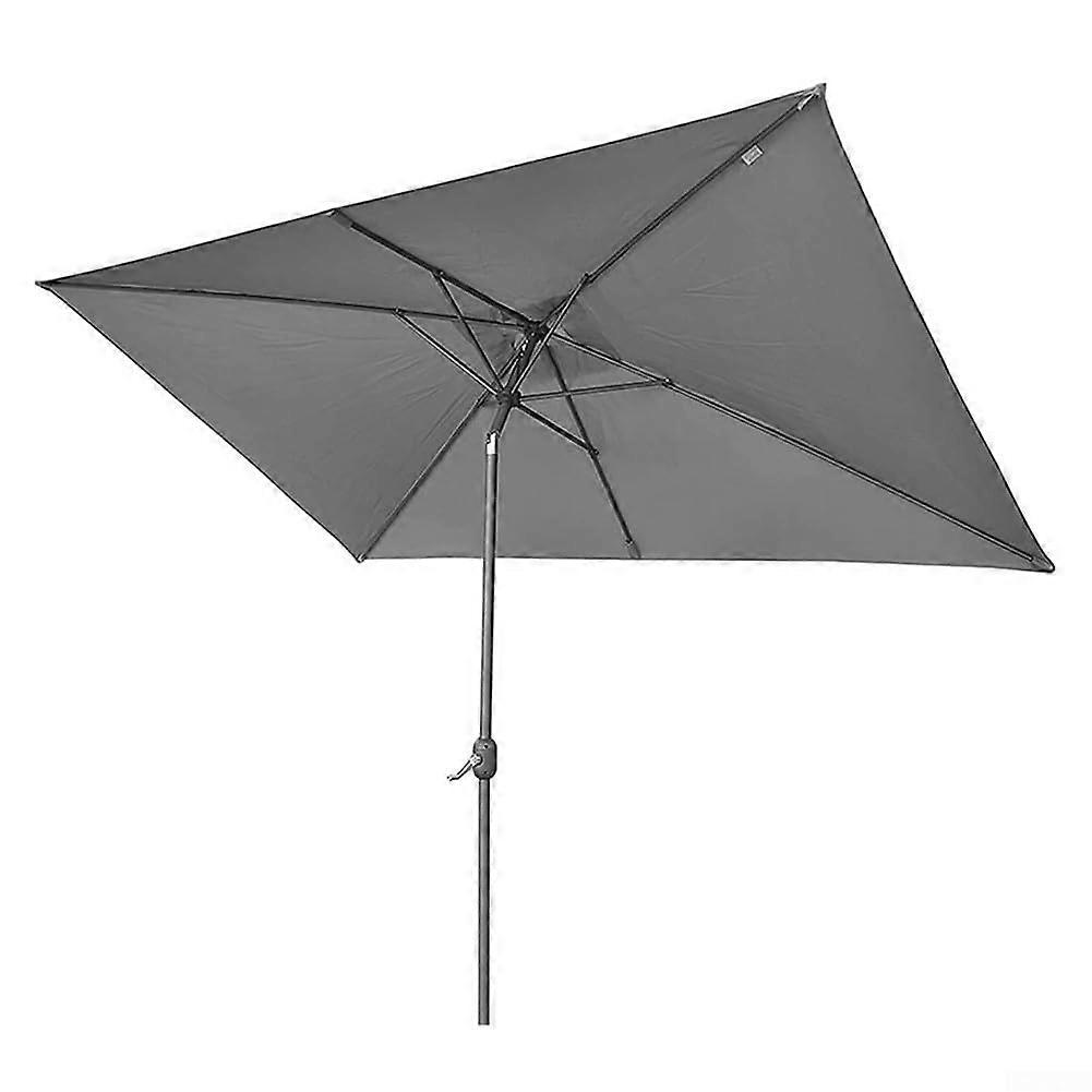 Rectangular sunshade cover for outdoor areas, 160 g/m polyester fabric (gray)