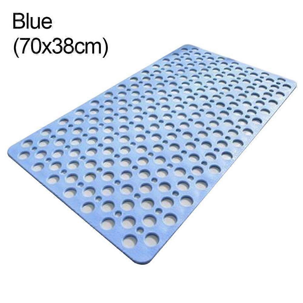1PC Shower Mat Extra Large Bath Non Slip Porous Kitchen Bathtub Strong Suction Anti-Mold TPE Pad Shower Mat