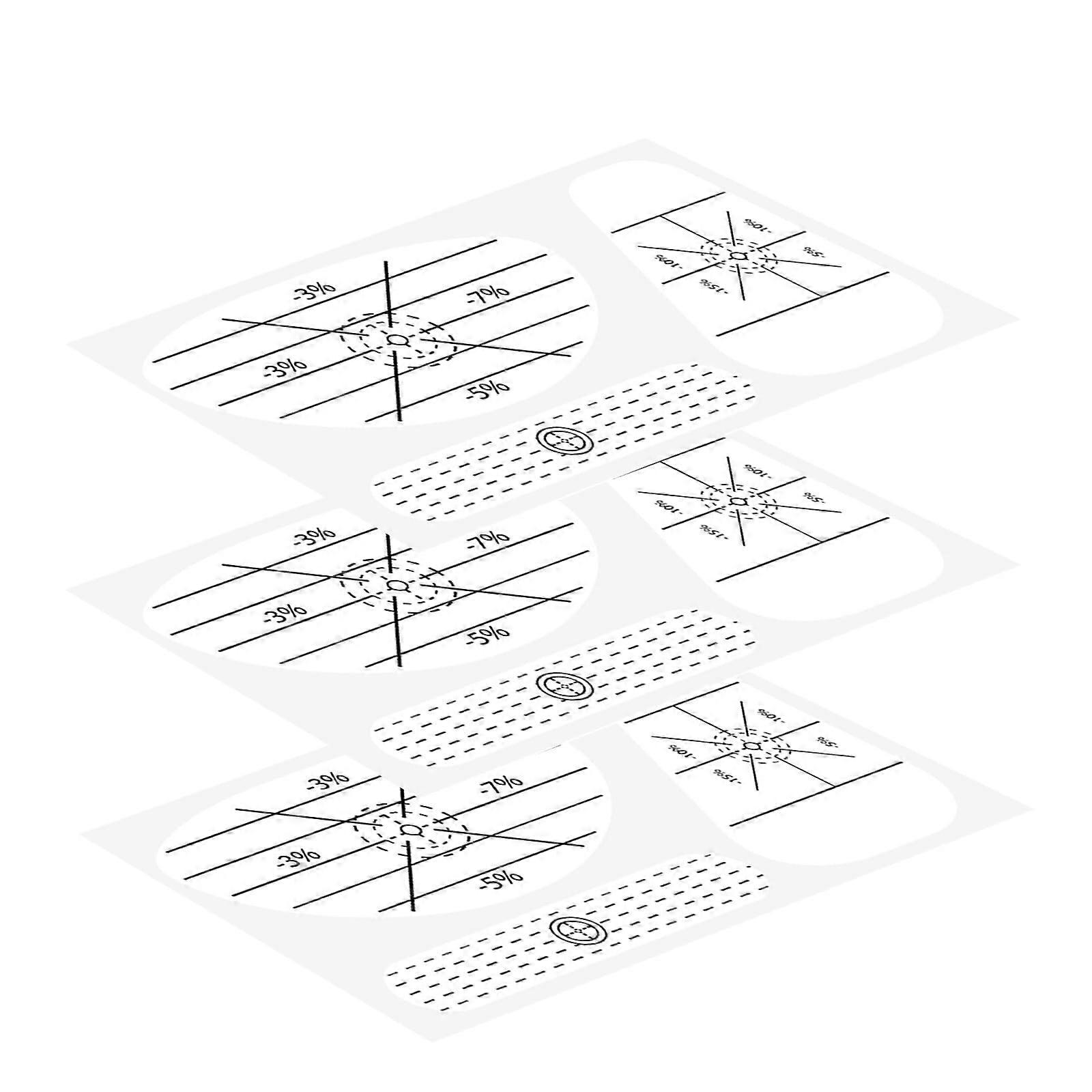 Impact Targets Label Tape Stickers For Golf Practice - 50 Pack, Golf Impact Detection, Practice Aid
