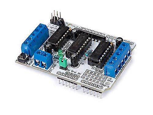 L293D Motor Drive Expansion Shield For Arduino, 2-Channel Motor Driver, Arduino Uno R3 Compatible, DC And Stepper Motors