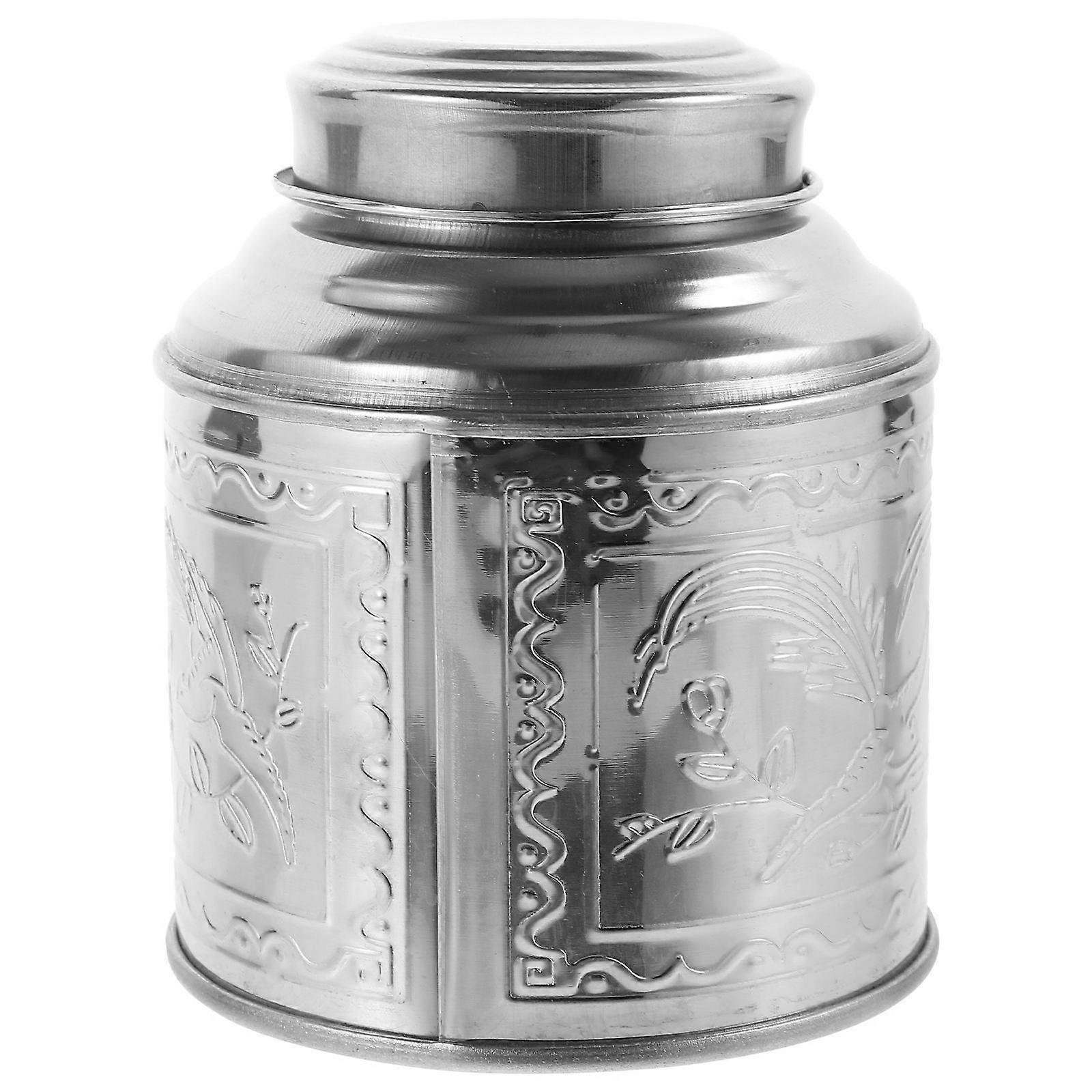 Desk Ornament Tin Canisters with Lids, Perfect for Storing Tea or Other Essentials