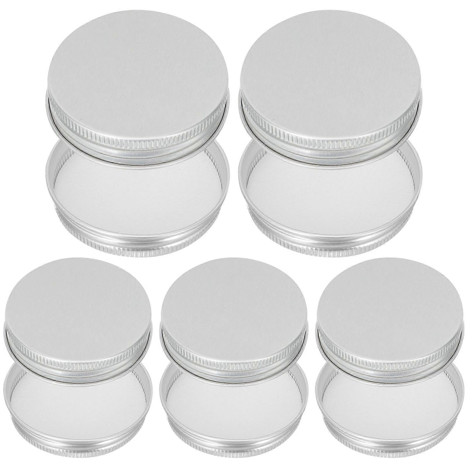 50pcs Aluminum Bottle Lids Leakproof Screw Caps Reusable Lightweight Replacement for Juice Bottles Glass Jars Storage Containers