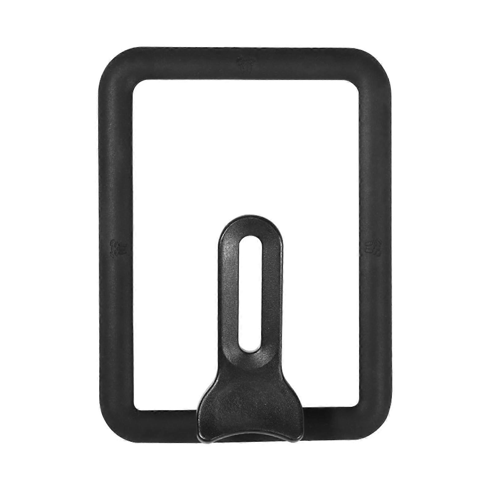 Rectangular planter made of thick, stable glass with visible silicone lid, black, 13 x 18 cm