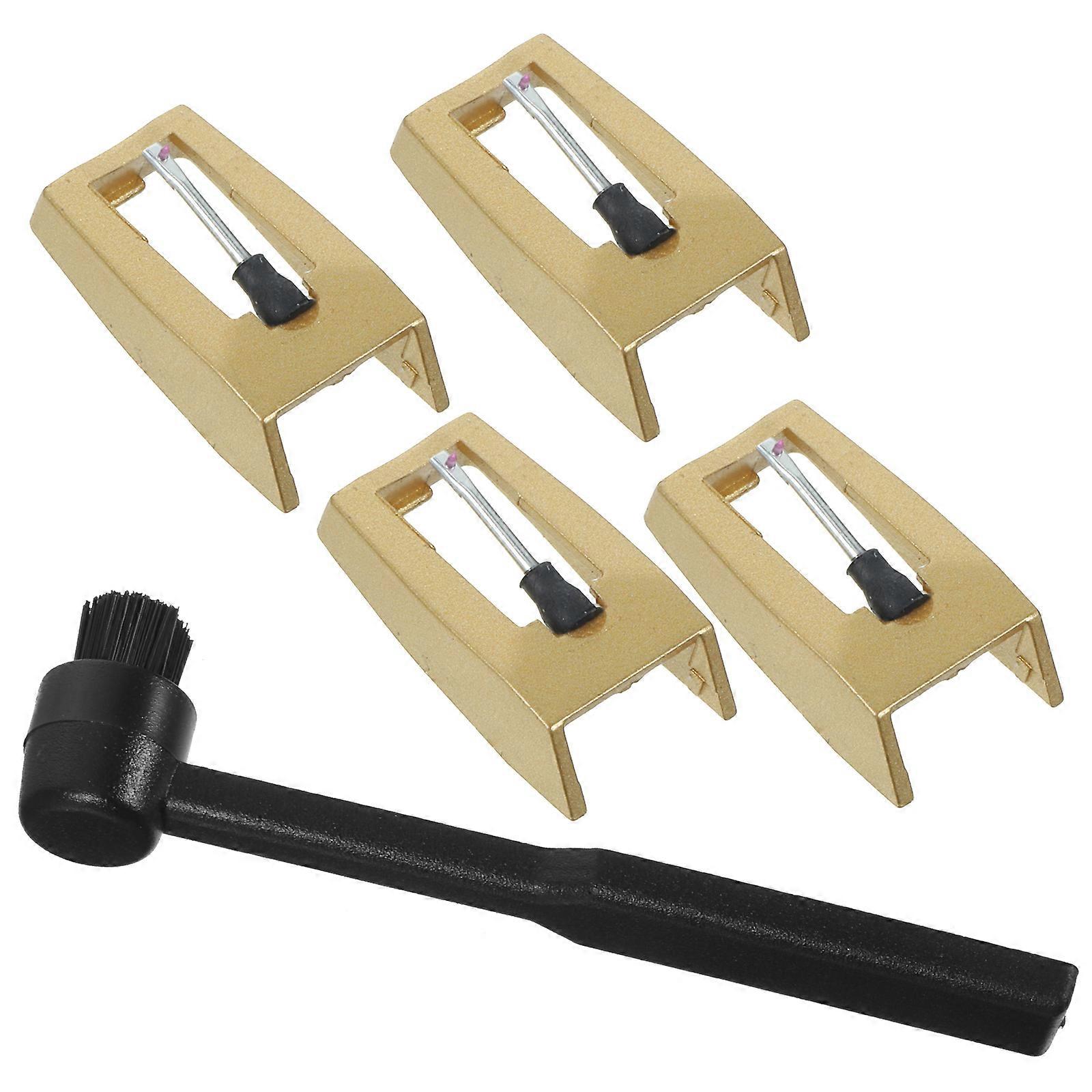 Stylus For Record Player Vinyl Turntable Needle Compact Clear Audio Quality 5Pcs