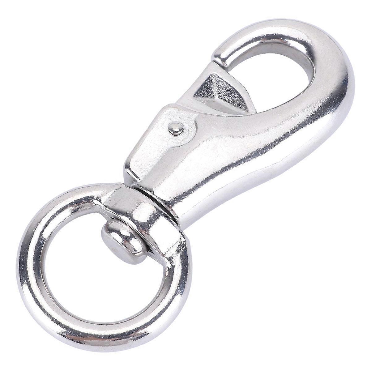 Swivel Hooks Heavy Duty Hanging Chair Swivel Hook Outdoor Survival Indoor Use Silver 1Pack