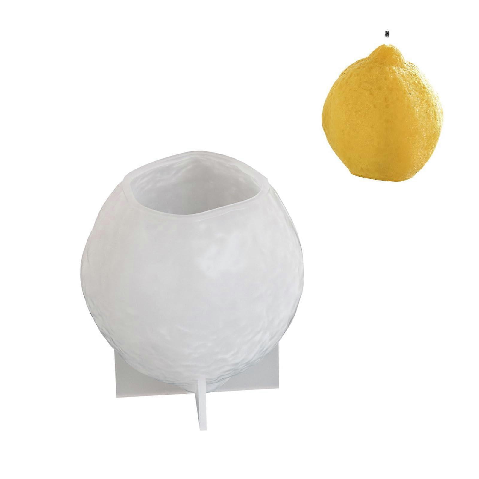 Silicone mold for the production of 3D lemon mold, fragrant soaps and epoxy res, craft decorations, handmade