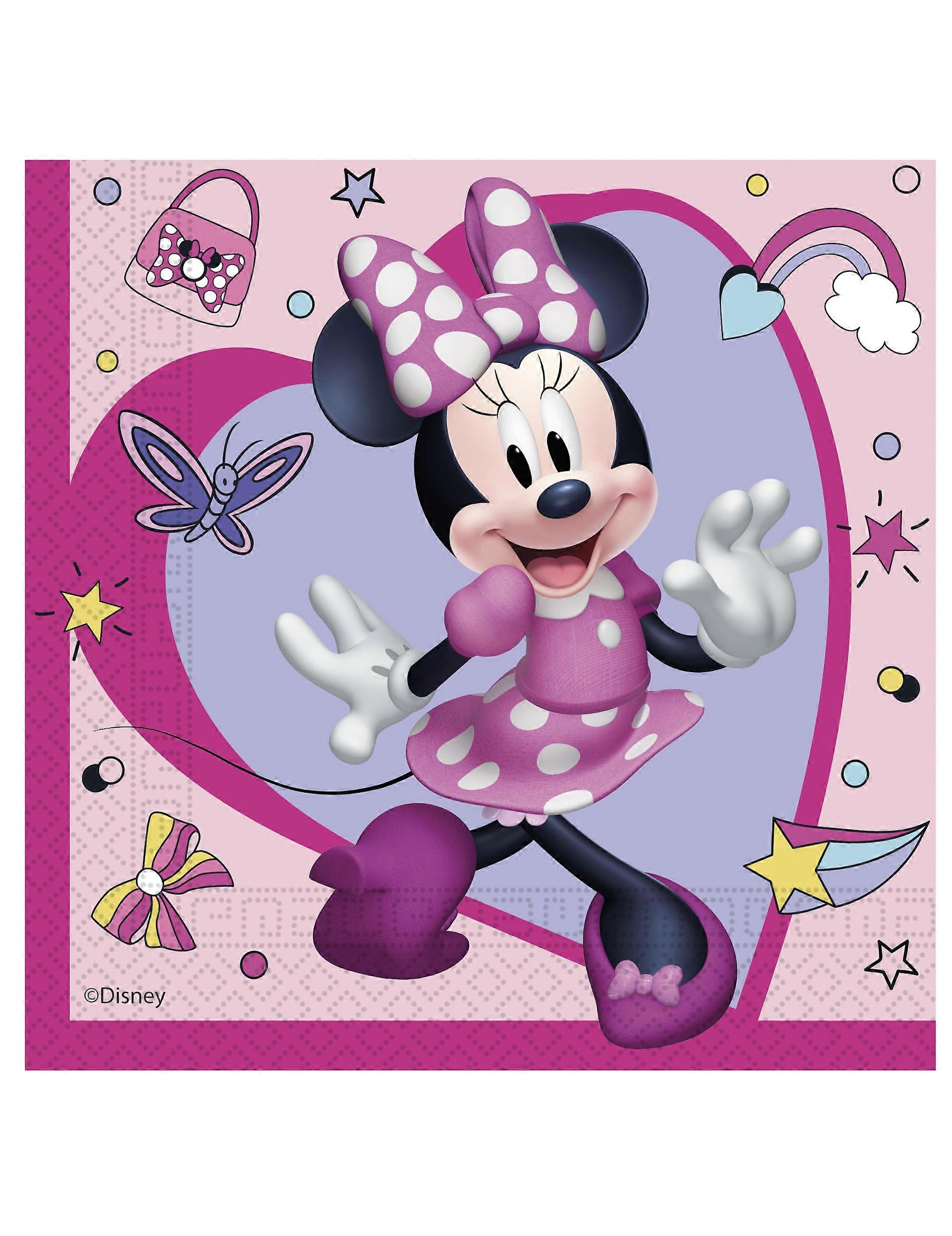 20 Minnie Junior Paper Napkins 33 x 33 cm