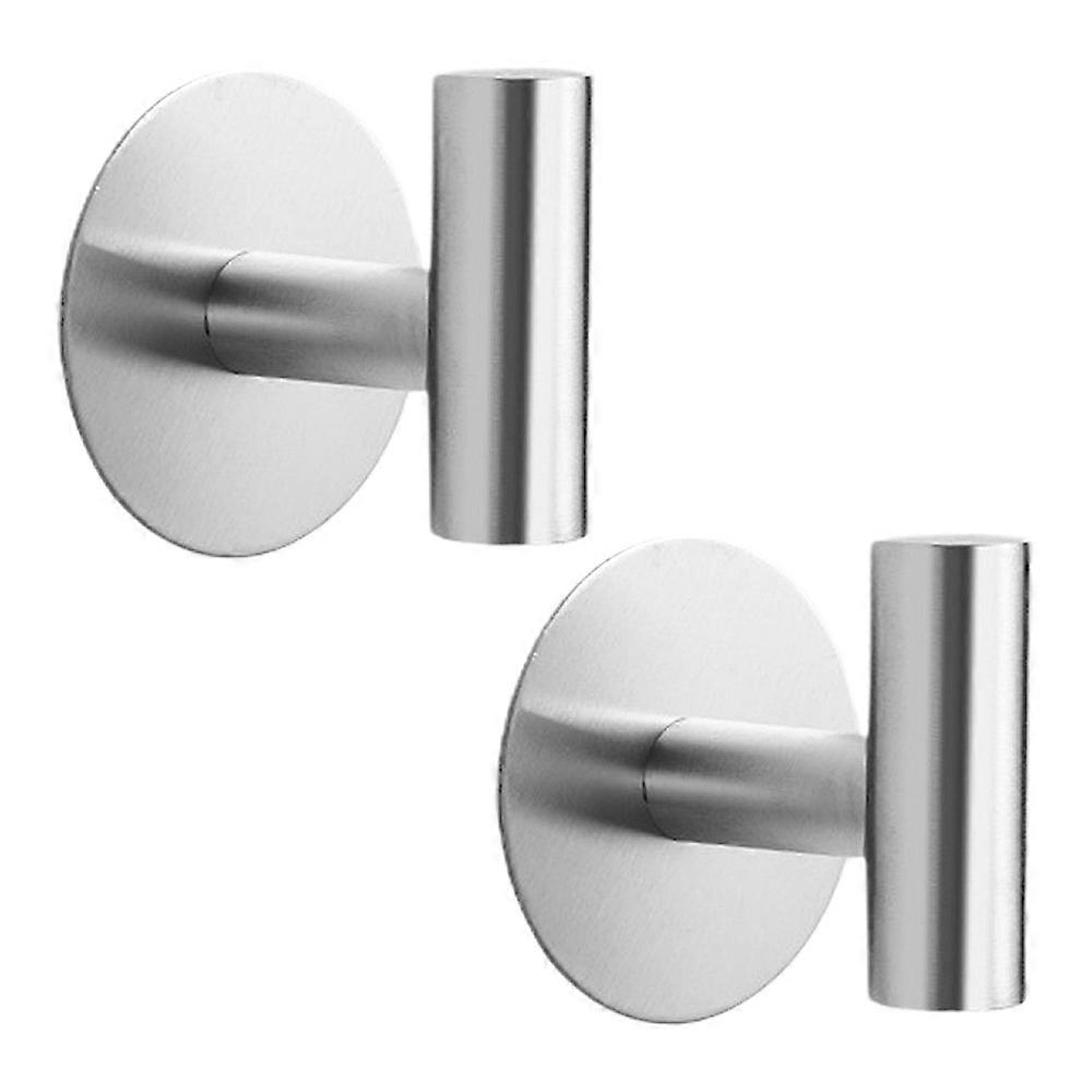 Stainless Steel Hole-Free Hook Bathroom Bathroom Single Hook-Style 1