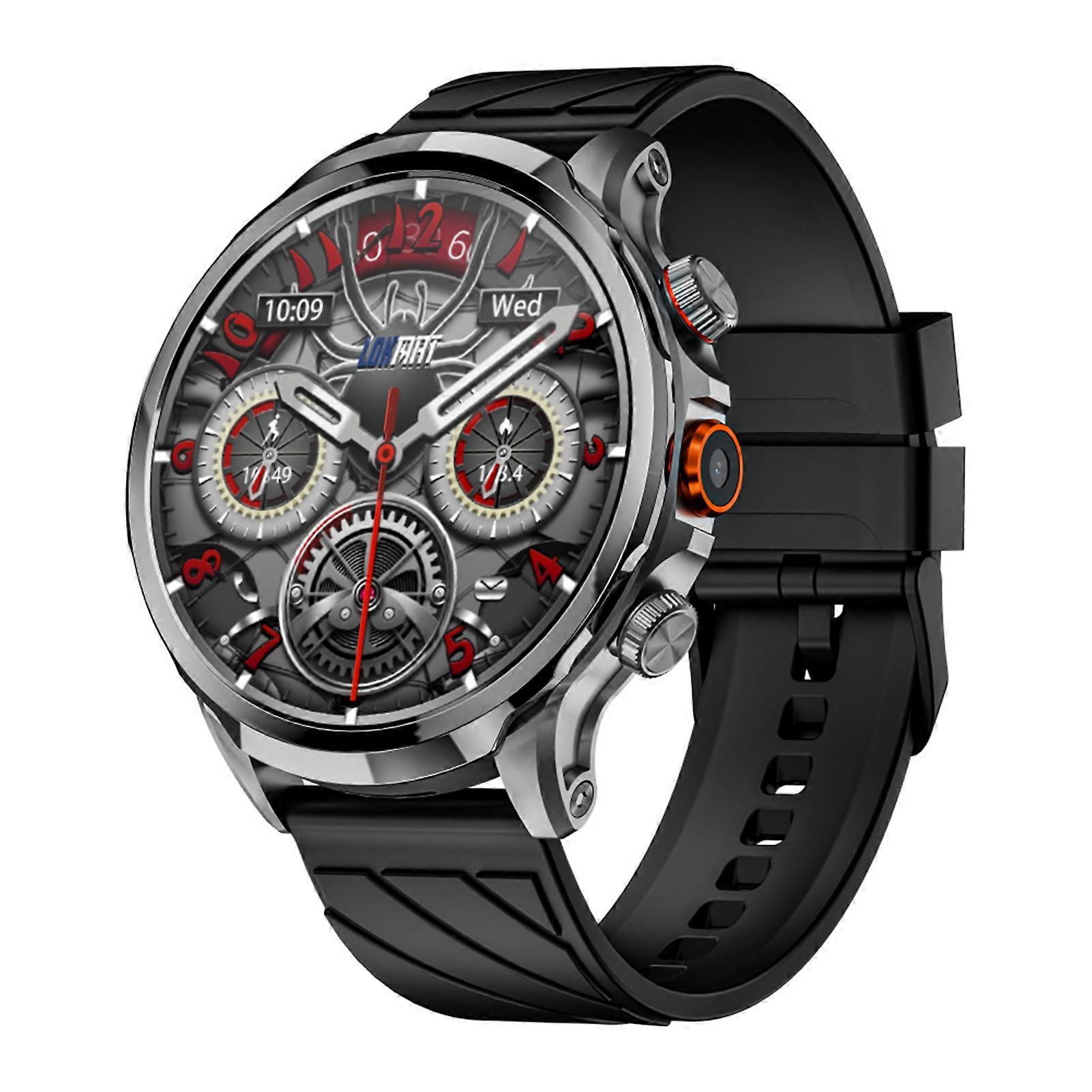 LOKMAT APPLLP 8 PRO 4G Smart Watch WiFi GPS BT Smartwatch Support Nano SIM Card Phone Call Sports Watch Heart Rate Monitor Health Tracker Pedometer