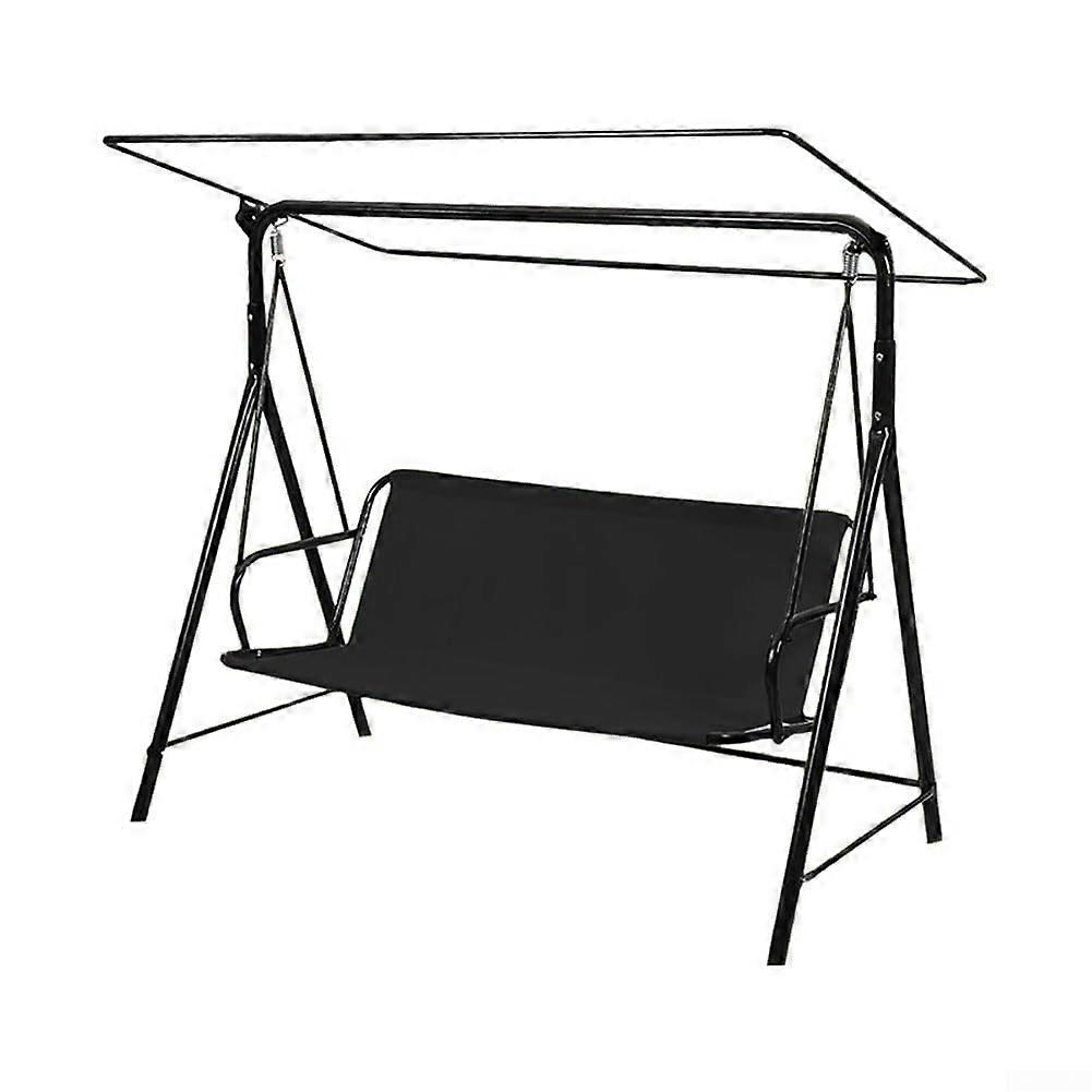 Seat cover for garden swing with secure fit, made from durable 600D Oxford material, easy to clean and to tall (black)