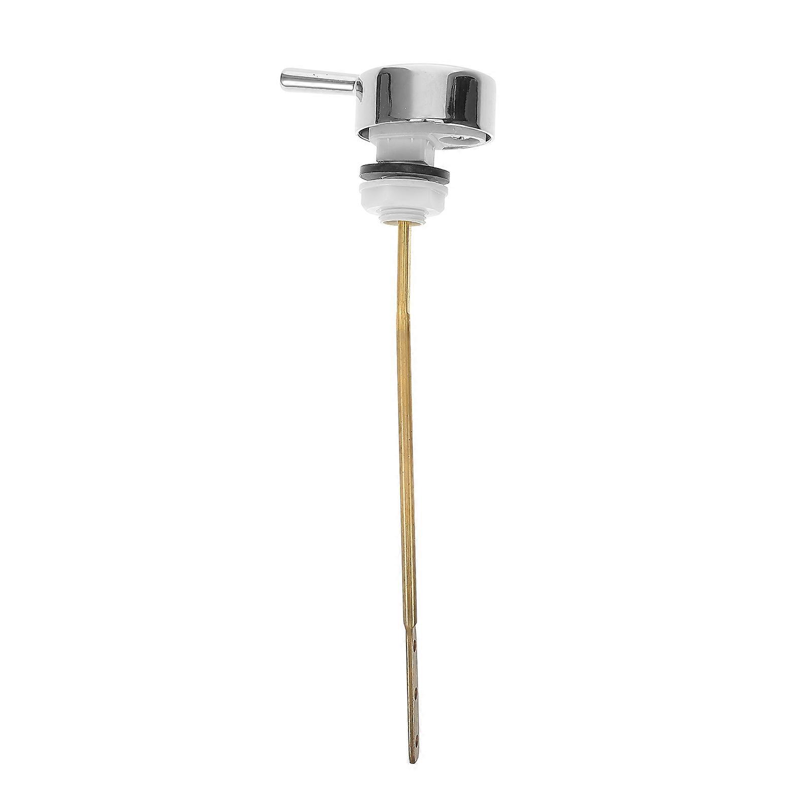 Universal Toilet Handle Classic Design Round Handle Water Flow Adjustment For Hotel Use Copper 1Pcs