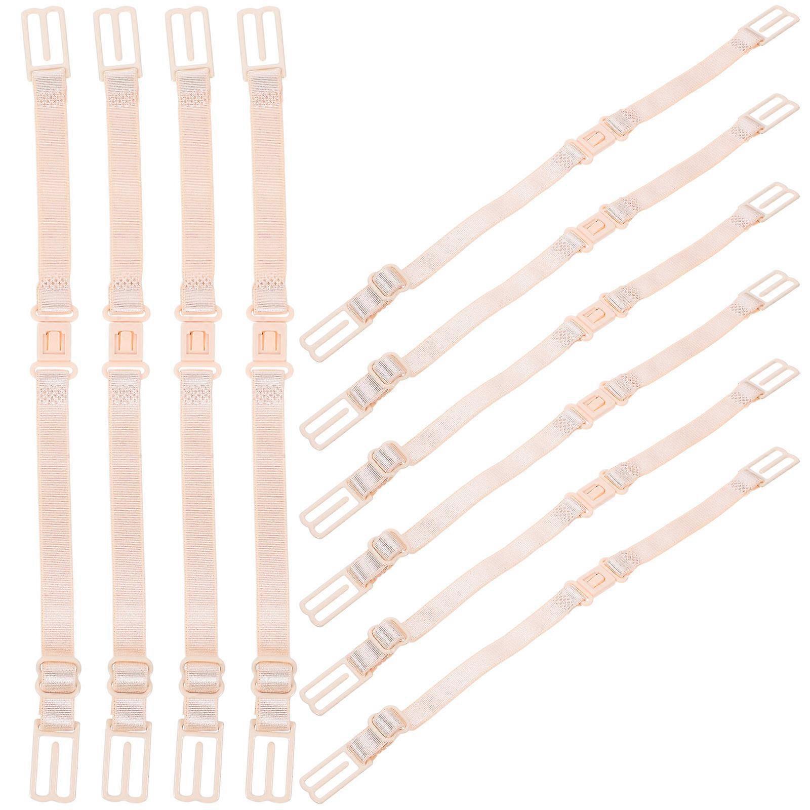 Elastic Strap Holders 10pcs Non Slip Conceal Clips for Women Stabilizing Converter Sports Bras Comfortable Soft Skin Friendly Design