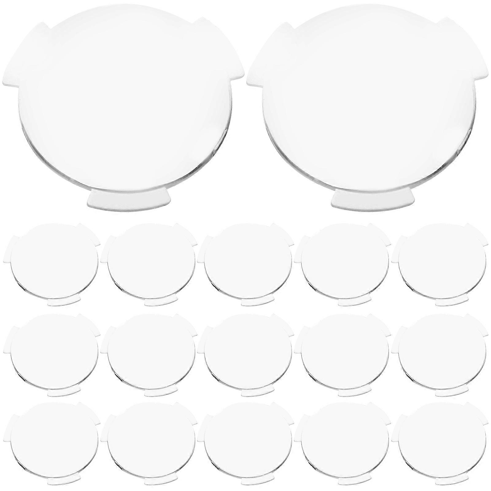 Cardboard VR Lenses Biconvex Lenses For Commercial Use Light-Blocking 2.50X2.50X0.20CM 20Set