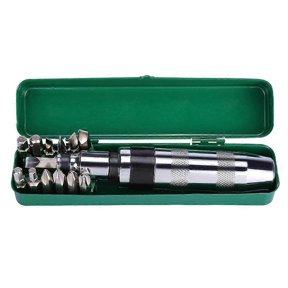 Impact Screwdriver Set Reversible, Comes with Metal Box