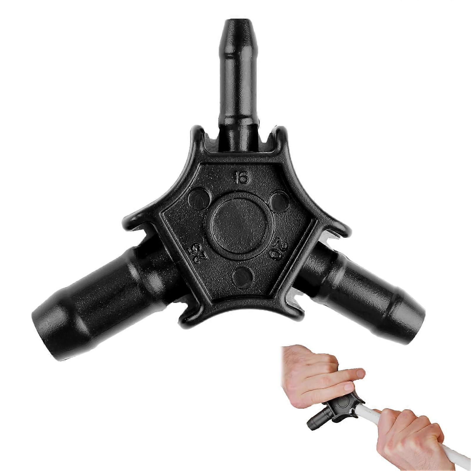 Multi Calibrator for Plastic Pipes - PEX-AL-PEX Aluminium Composite Tool - 16-20-25mm Diameter Deburring Mandrel