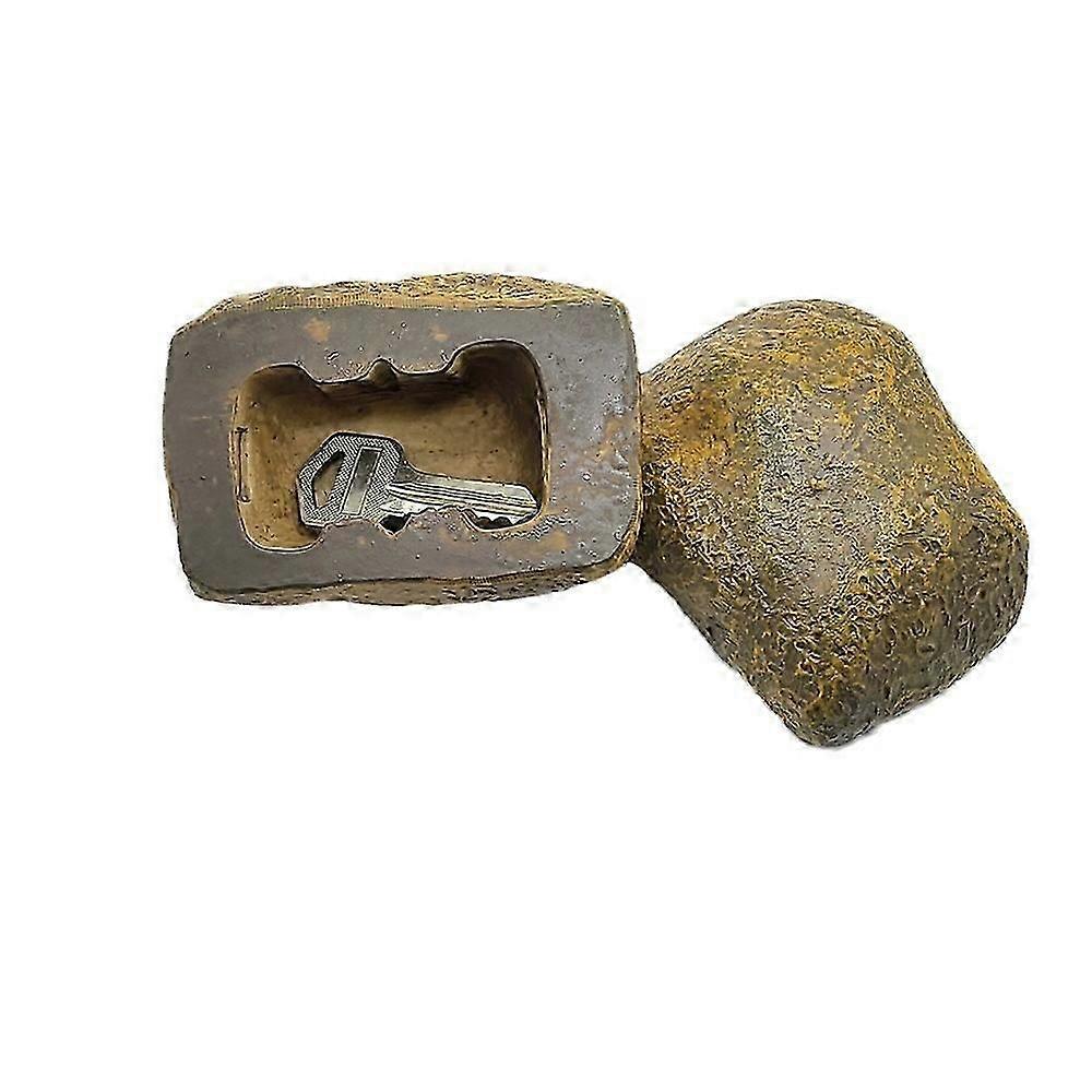 Stone Key Box - Key Lock Box Stone | Resin Key Safe Box Stone | key lock box