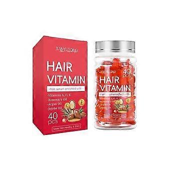 Hair Treatment Serum Oil Capsules | Enriched with Argan, Rosemary, Jojoba Oil & Vitamins A C E | Leave-in Molecular Repair for Dry Damaged Hair