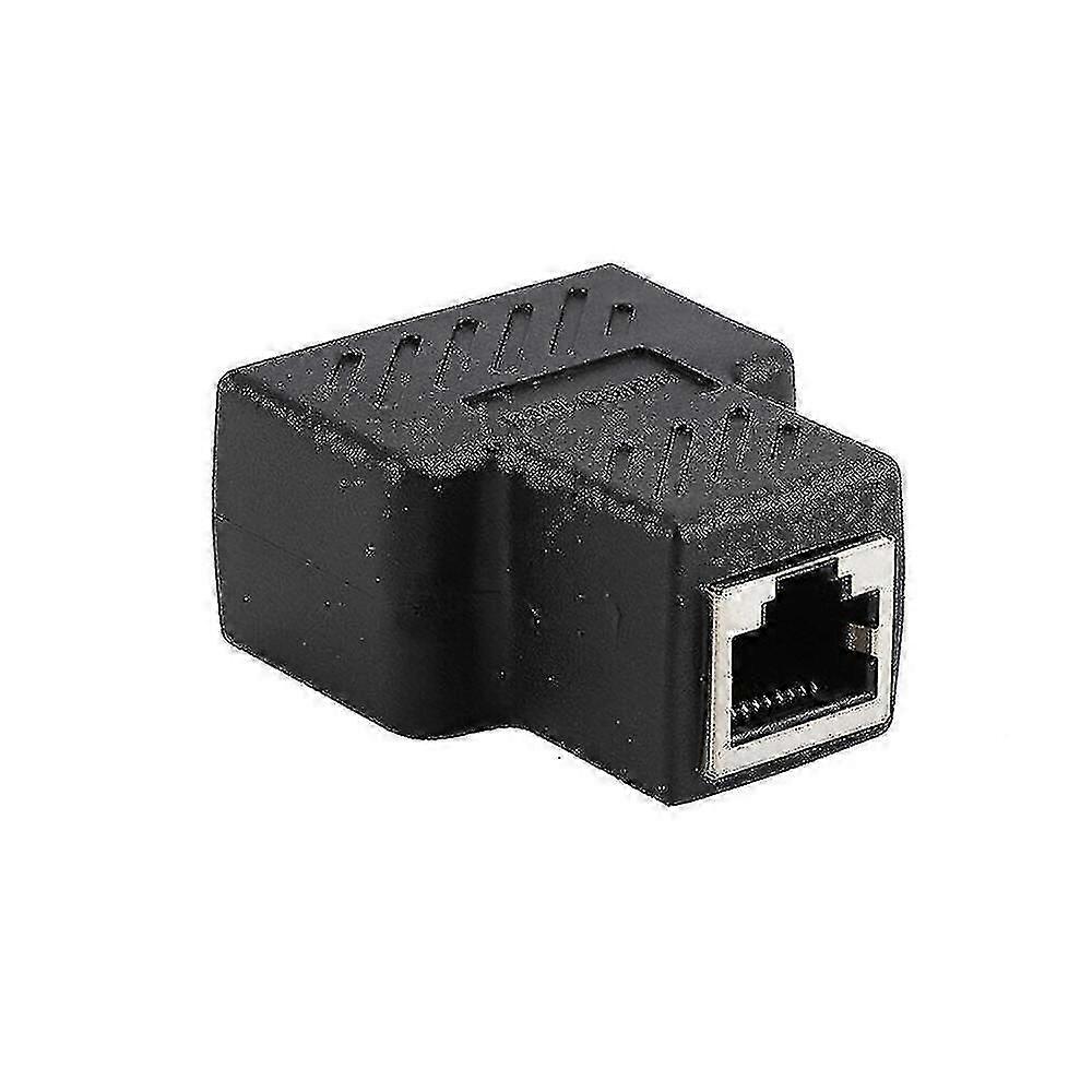 2 Pcs 1 To 2 Ways Lan Ethernet Network Cable Rj45 Female Splitter Rj45 Connector Rj45 Adapter Lan