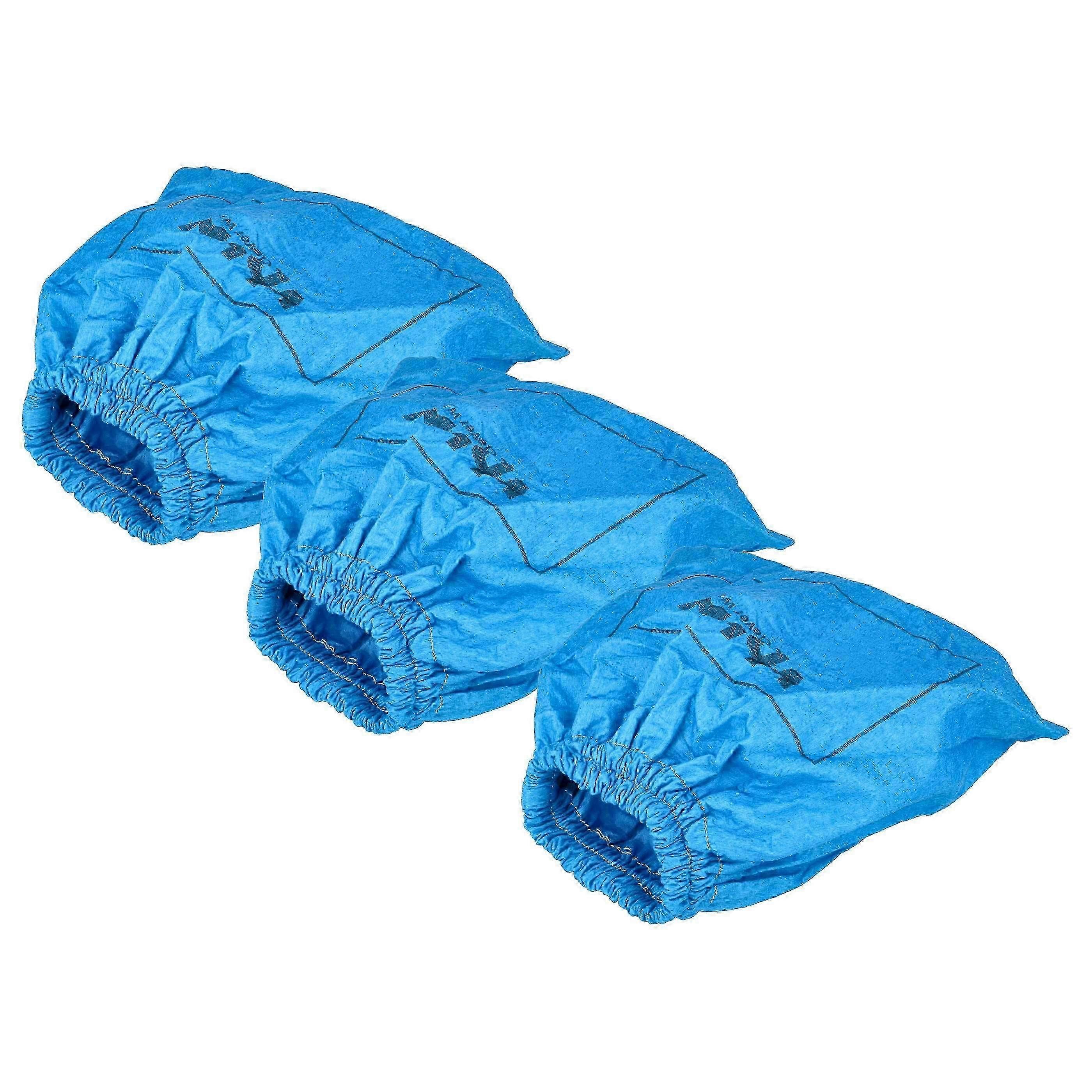 3x Washable Fabric Filters Compatible with Einhell TH-VC 1820 S, TH-VC 1820/1 S Vacuum Cleaner - Blue