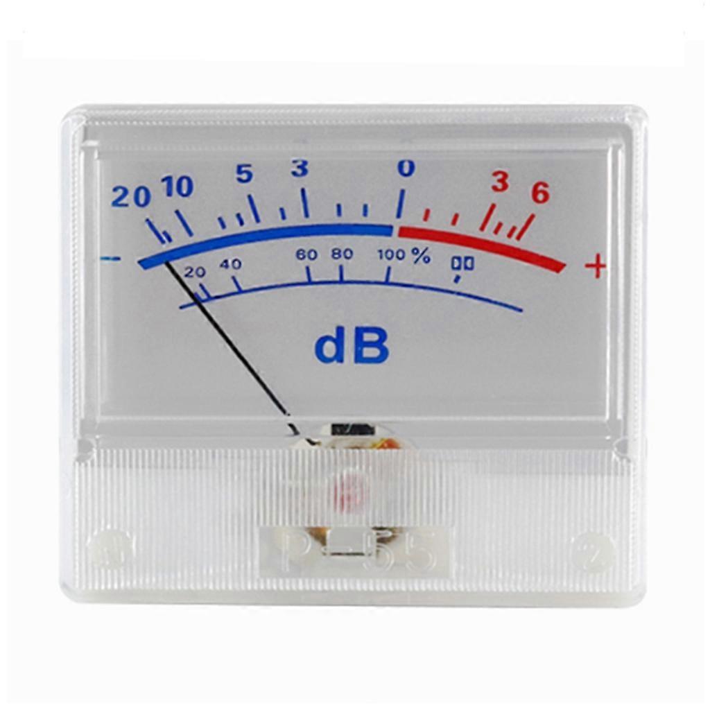 Upgraded level meter DB level header VU meter sound level meter power amplifier meter yellow backlight for home audio