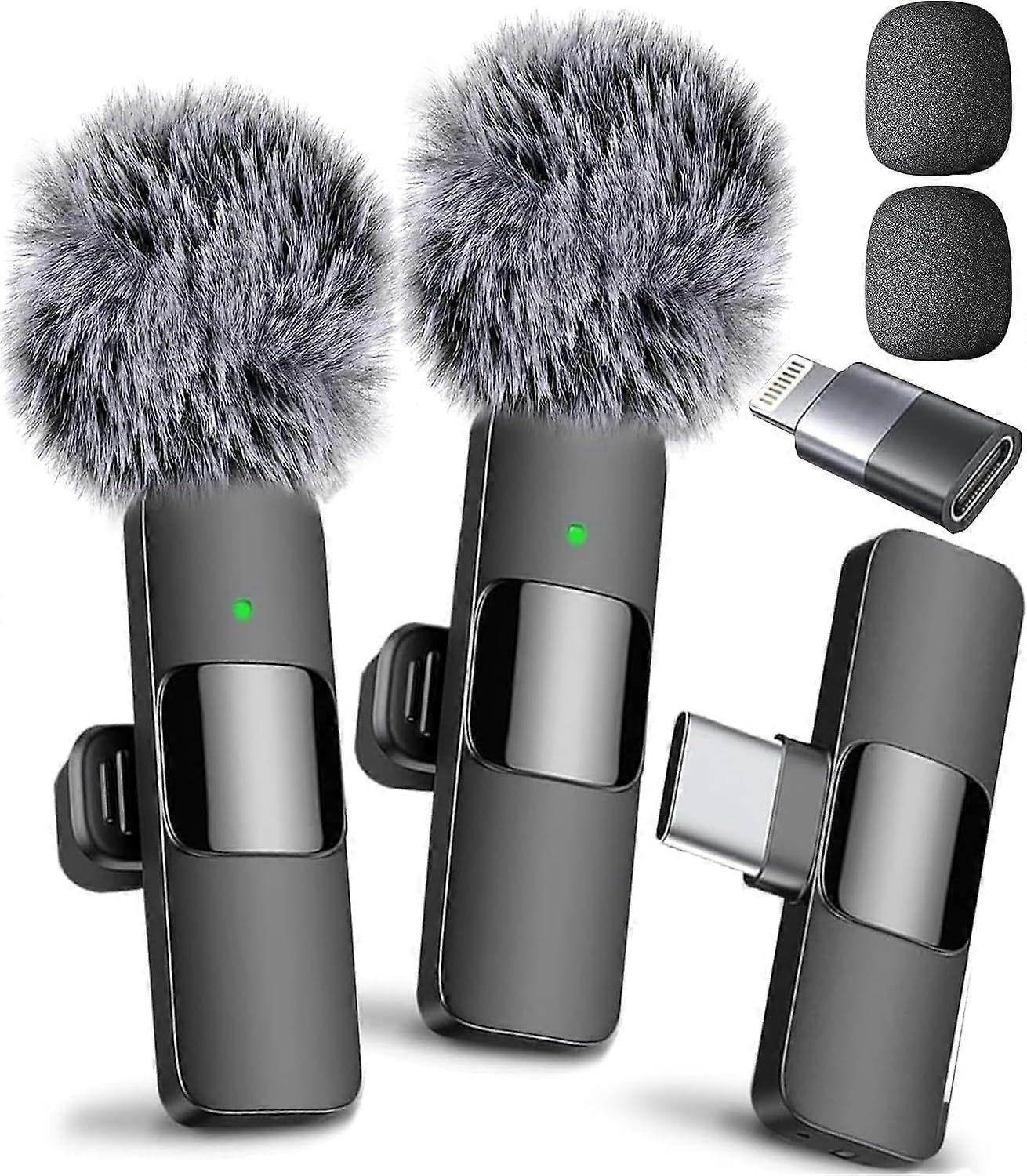 2025 Latest Model Mini Mic Pro Wireless Microphone for iPhone, iPad, Android, Tie Mic for