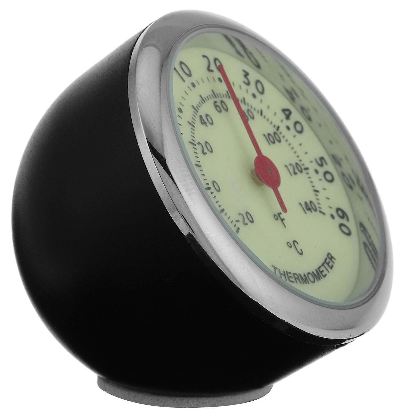 Car Thermometer with Luminous LCD Display   Multi Functional Self Adhesive Temperature Gauge for Vehicle Use   Automotive Accessories