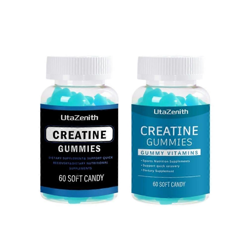 UtaZenith Creatine Gummies, Daily Nutritional Supplement, Combination Pack