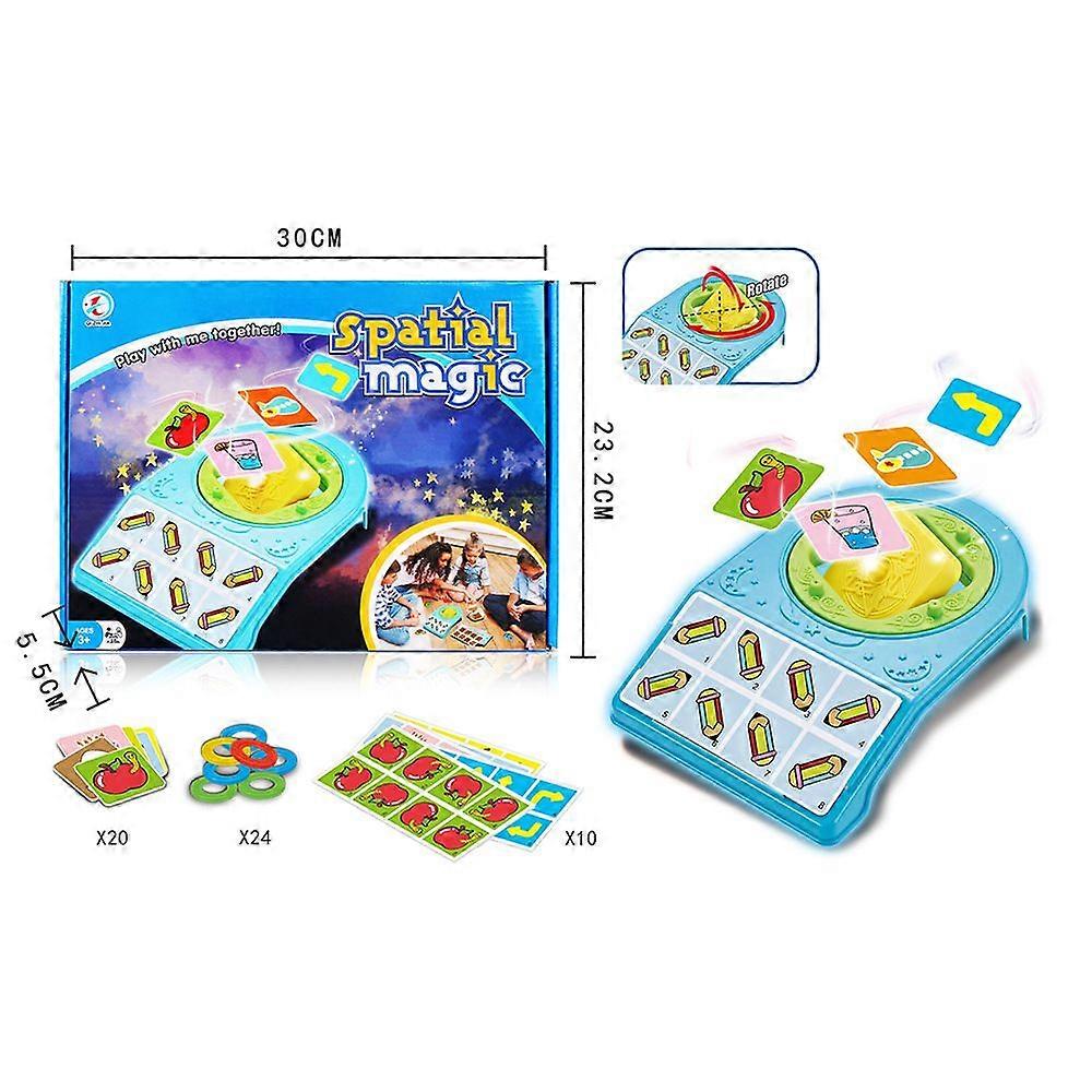 Tabletop game space logic memory multi-person parent-child interactive educational science and education entertainment game