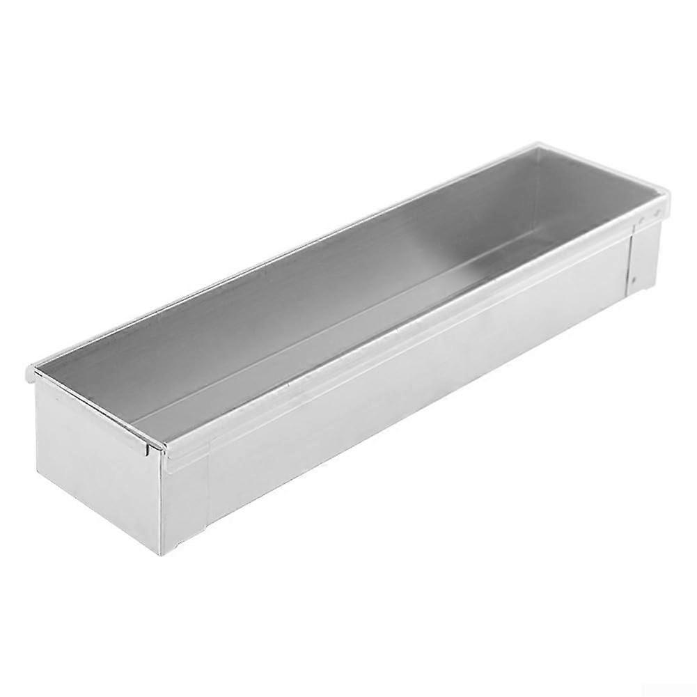 Tiramisu Rectangular Cake Pans, Stainless Steel, Removable Bottom, 40.3x10x6.5cm