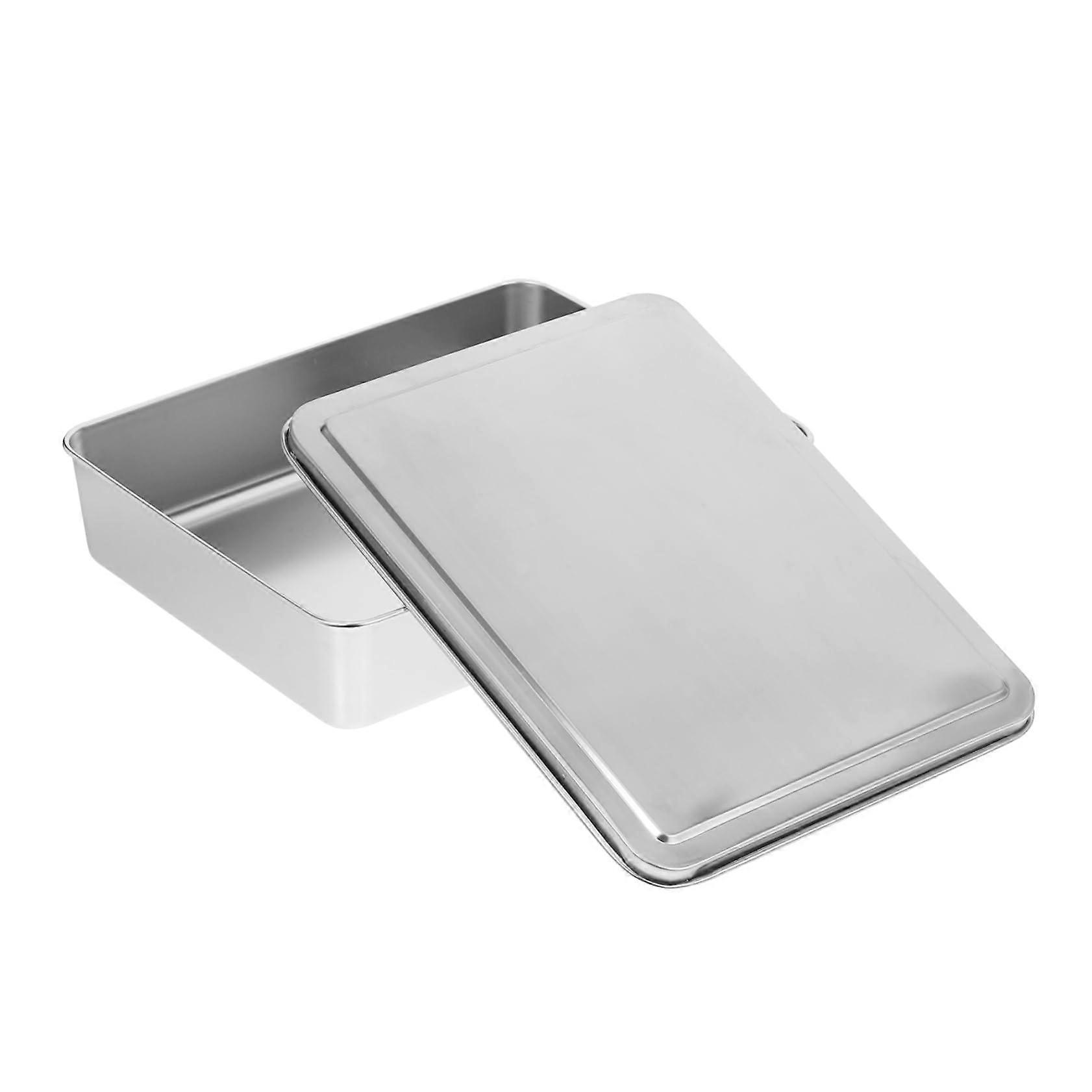 Tiramisu And Mousse Baking Pan With Lid, Non-Stick Toaster Oven Safe, Durable Kitchen Utensils For Cakes And Desserts