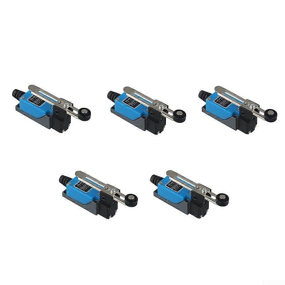 ME8108 Sensor Travel Limit Switch 5 Pack, 250V 5A, 1 NO 1 NC, Mechanical Design for Industrial Applications