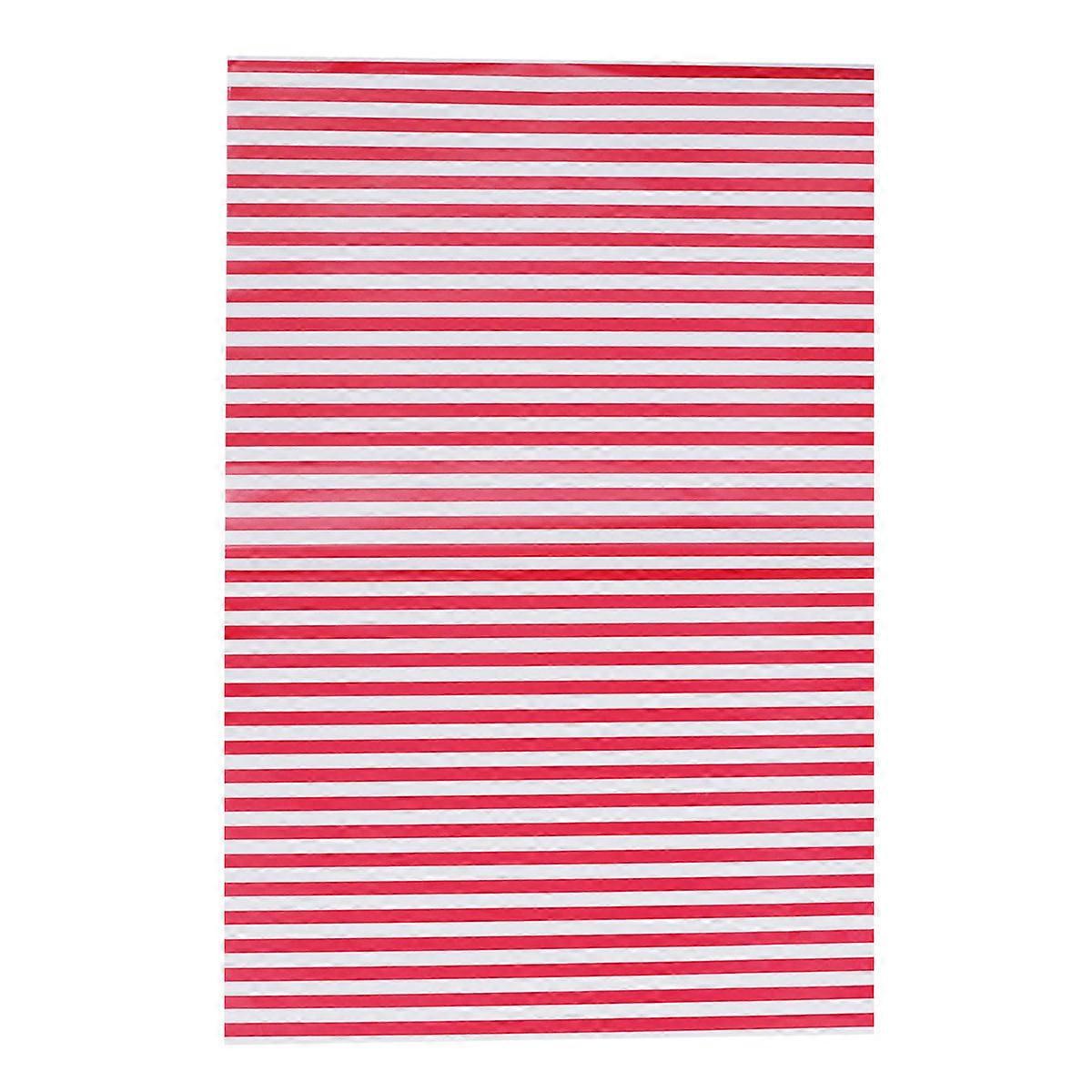 Wrapping Supplies present Wrapping Supplies Birthday Wedding Party Stripe Design Red Waterproof Tear-Resistant 5 Sheets