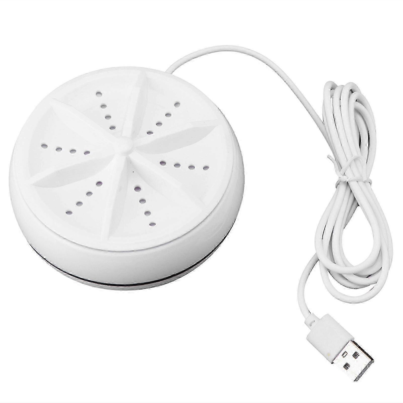 Portable Ultrasonic Washing Machine for Travel with US Plug 100-240V Automatic Cycle