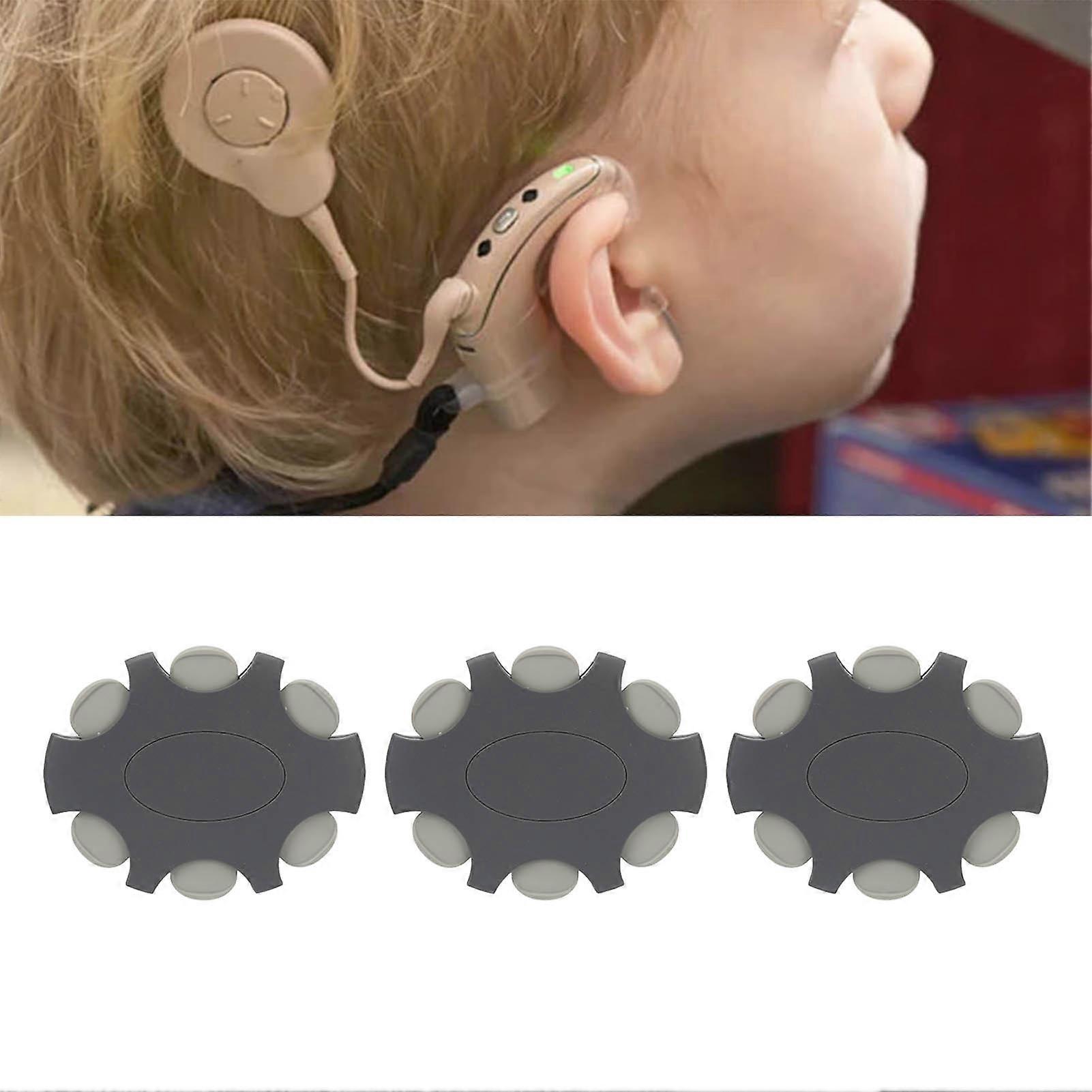 3pcs Replacement Wax Filter Dustproof Accessory Net Cover Sound Aid Wax Guard for Elderly Sound Amplifier
