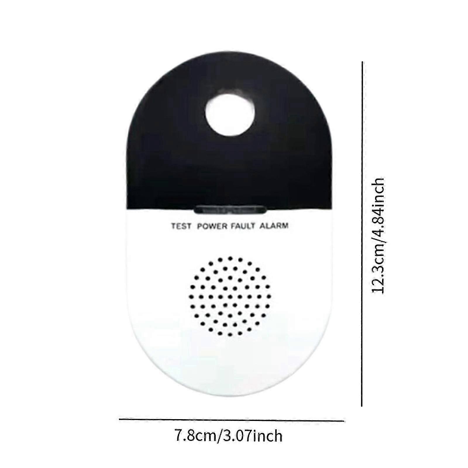 Household Carbon Monoxide Detector Device for Attics Basement Travel with US Plug Compatibility
