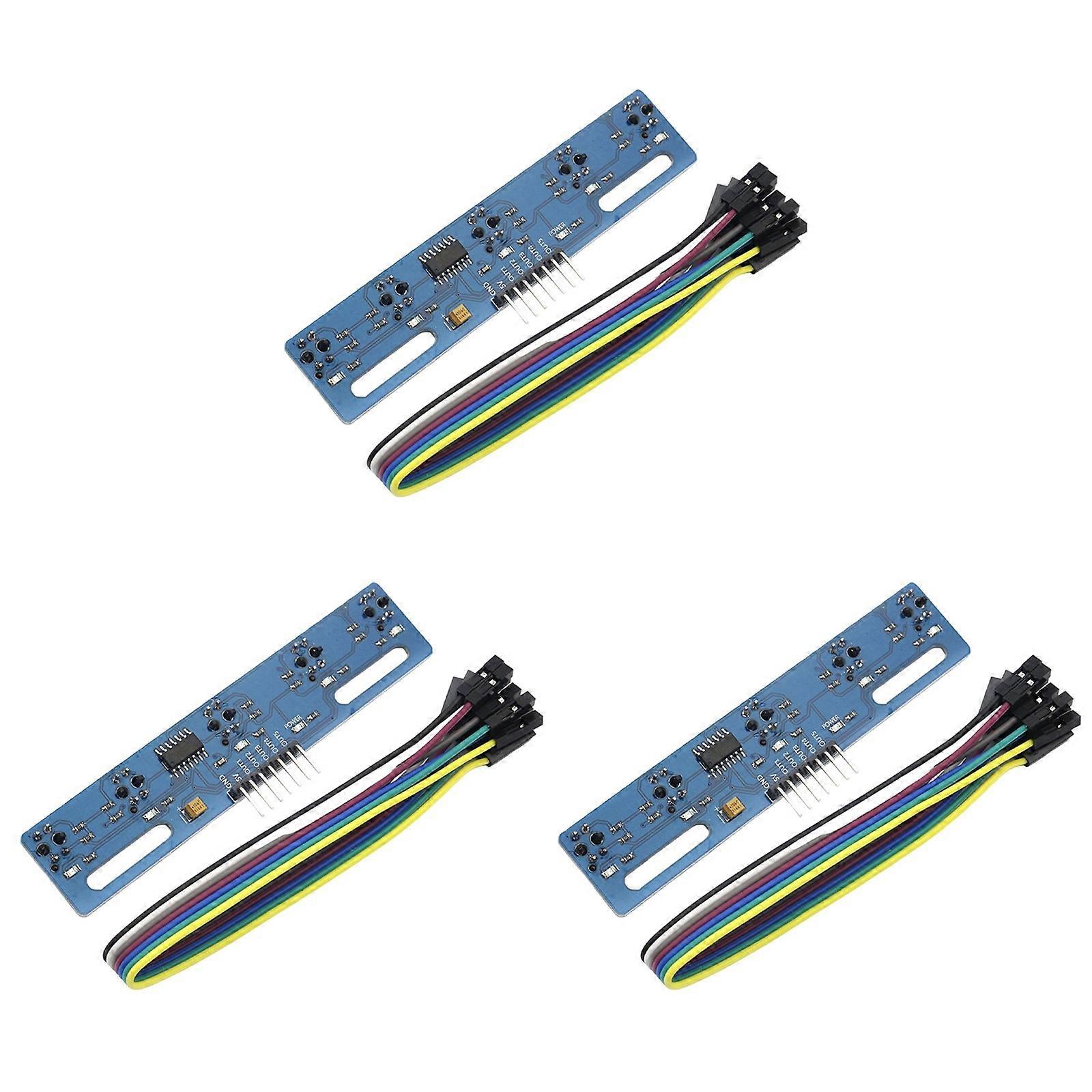 Kit sensoriel réfléchissant 5 canaux tcrt5000 Kit 5 voies Barrier Line Track Module de remplacement sensoriel pour industriel