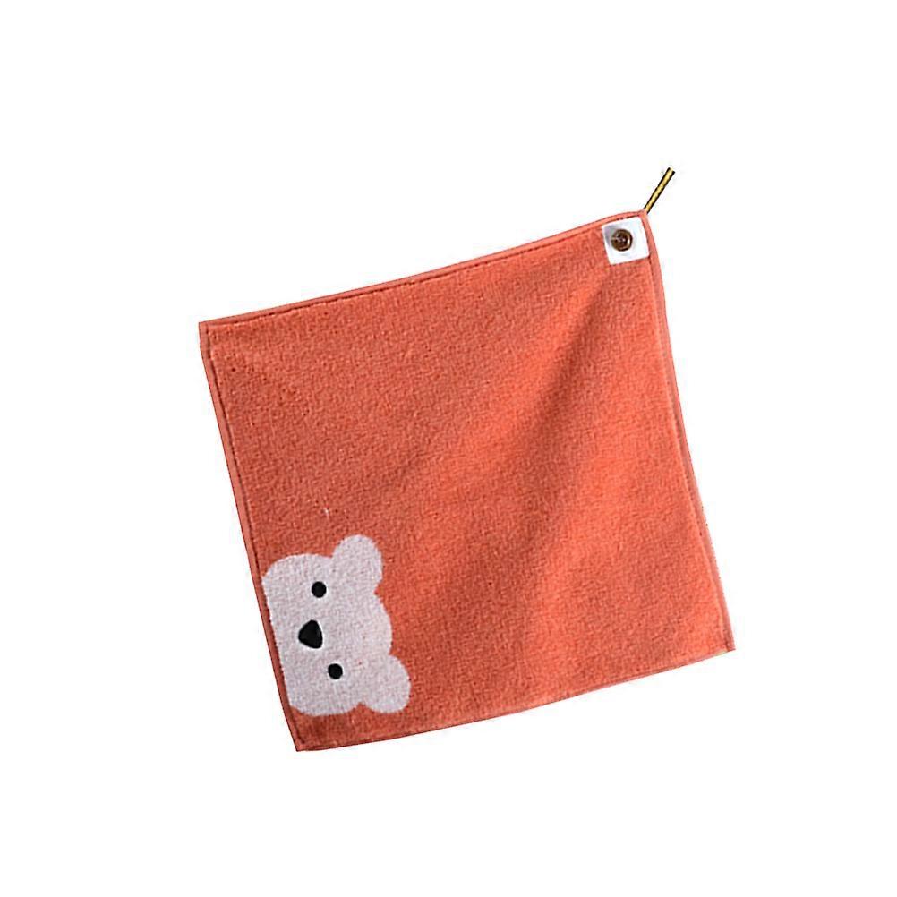 Kitchen Towels Cotton Red Square Towel Fast Drying Saliva Wiping For Home Kitchen Bathroom 1Set
