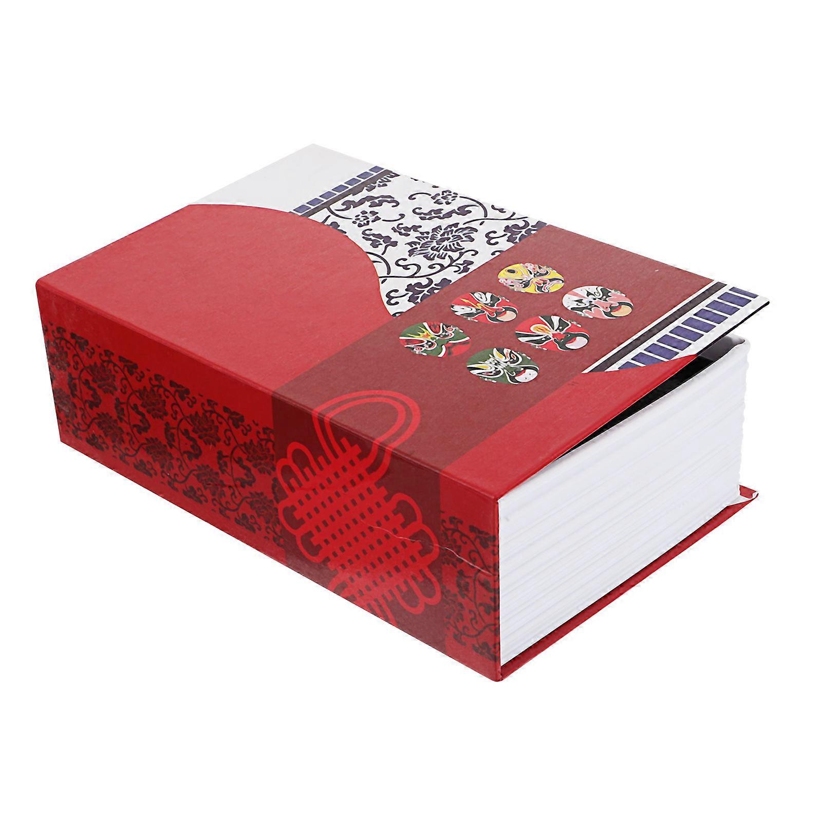 Discreet Book Safe Box with Key Lock, Durable Metal Security Box for Valuables, Ideal for Home and Travel Use, Jewelry and Cash Storage