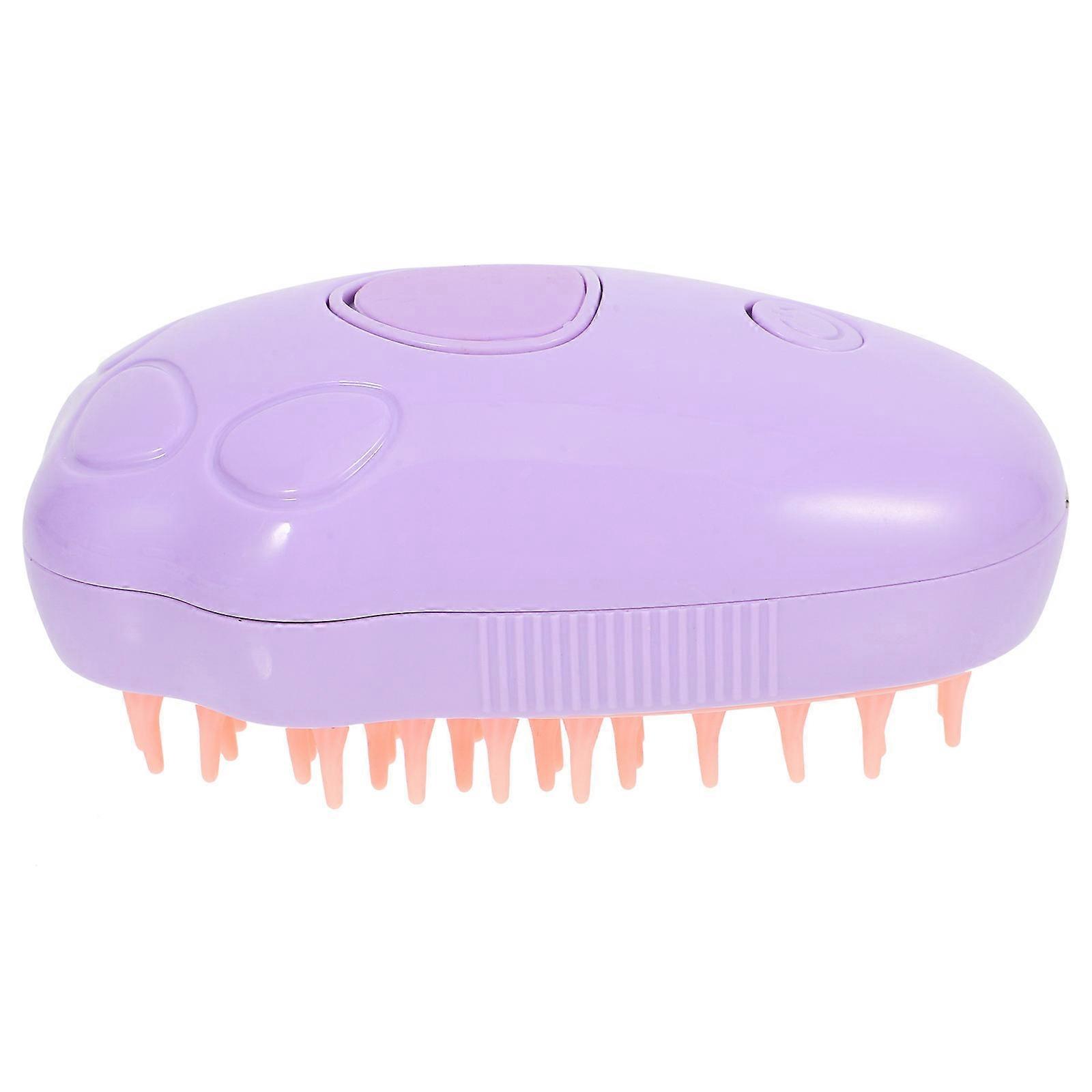 Pet Hair Steaming Brush Gentle Dog Cat Tangled Hair Remover Ergonomic Design 1Set Massage Bathing