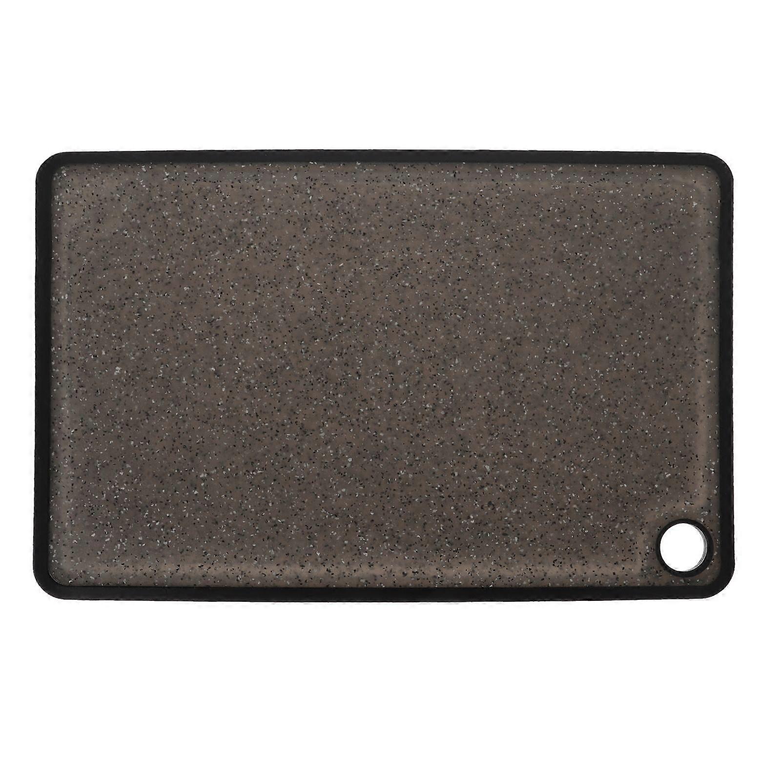 Black PP Cutting Board for Kitchen Use Lightweight Fruit Vegetable Meat 1Pc