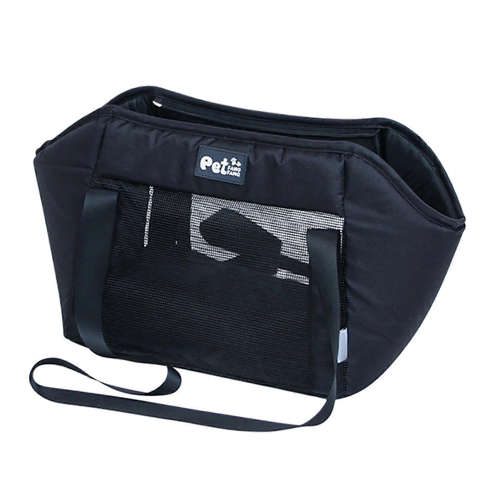Cat Shoulder Bag, Portable Pet Carrier with Detachable Strap, Lightweight, 48x27x4cm