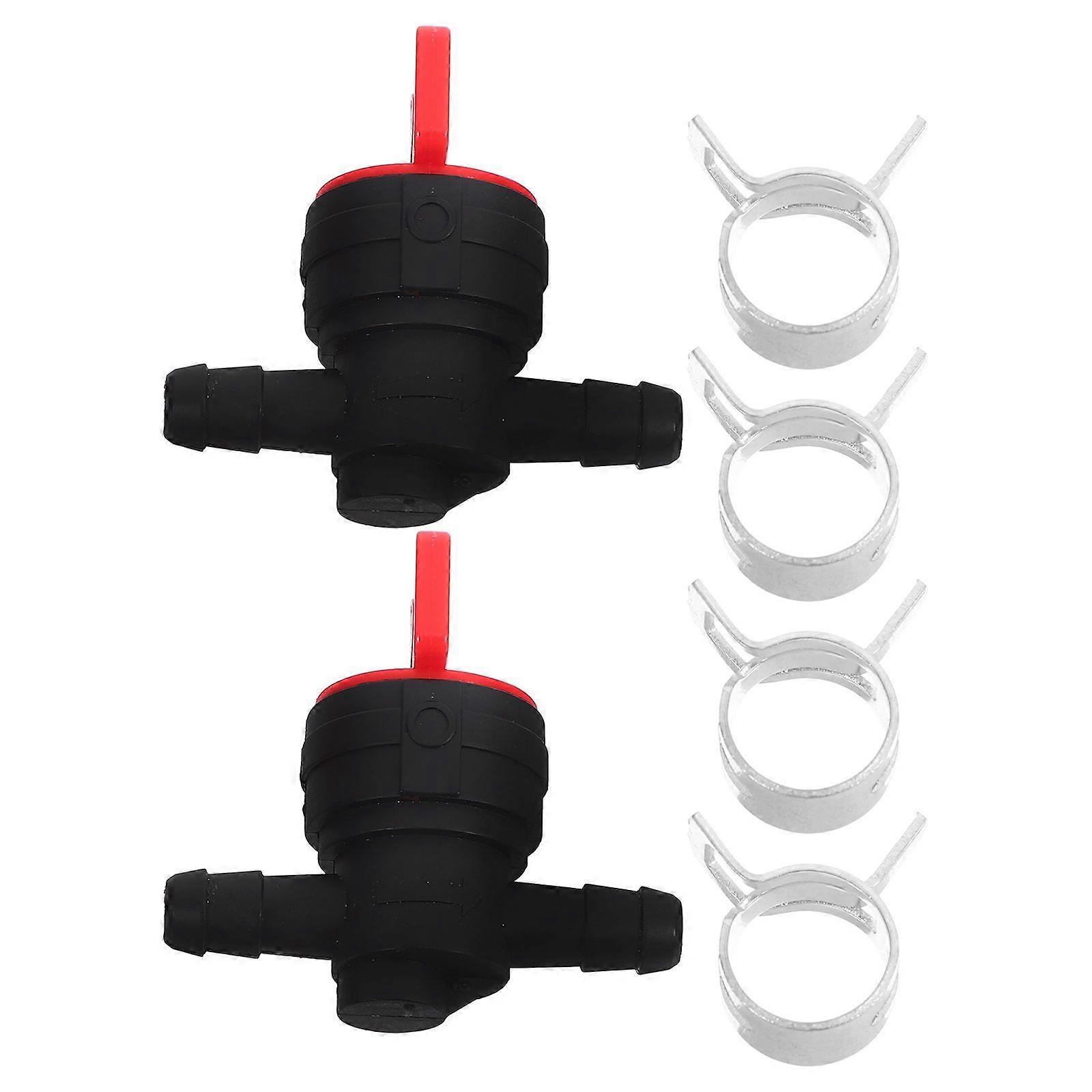 2pcs Universal Fuel Shut Off Valve For Lawn Mowers Generators And Garden Equipment 180 Degree Petcock Valve For Prevents Leaks