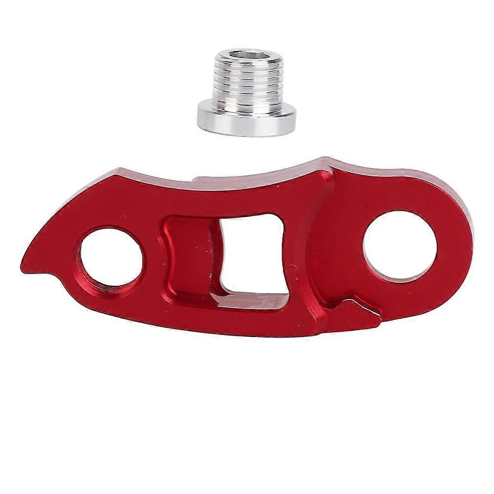 Bicycle Bike Rear Derailleur Hanger Extension Frame Gear Tail Hook Extender (Red)