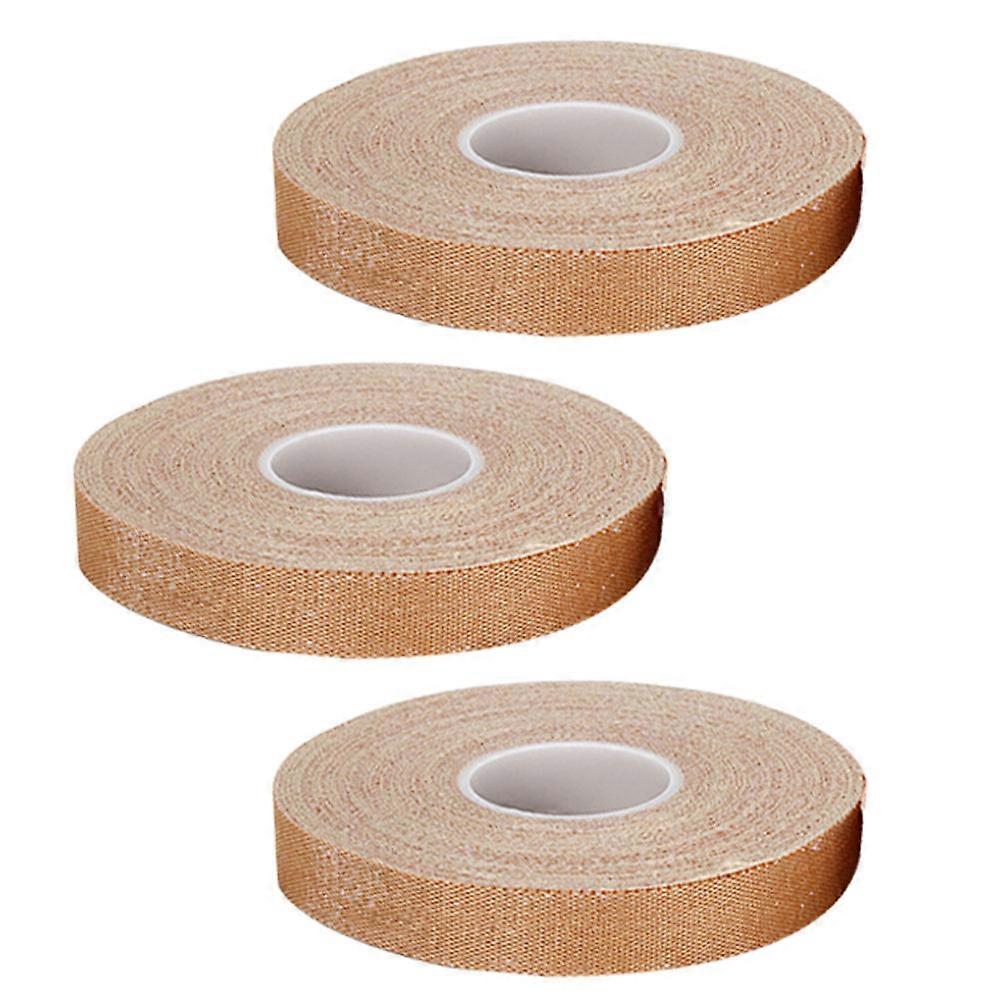 3pcs Guzheng Tapes for Finger and Nail Made of Elastic Cloth Brown Color for Traditional Instruments