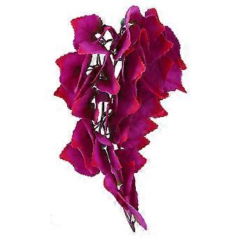 Kunstmatige reptielenplanten Levensechte plastic plant hangende bladeren decoratie met zuignap voor reptielen Terrarium Fish TankT-1034J1YMJJ