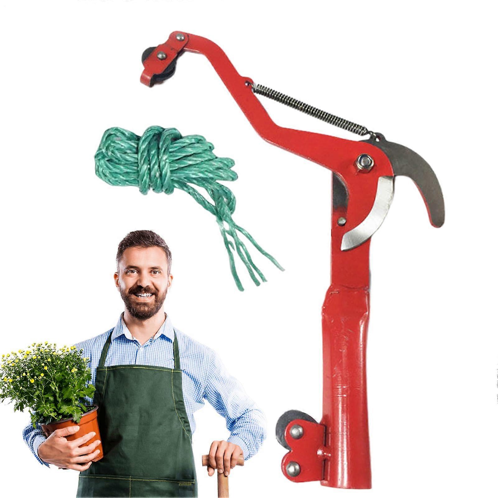 Tree Pruner For Shrubs And Bushes Red Durable Garden Shears For Cutting And Grafting In The Garden And Yard